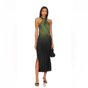 Green Slip Dress